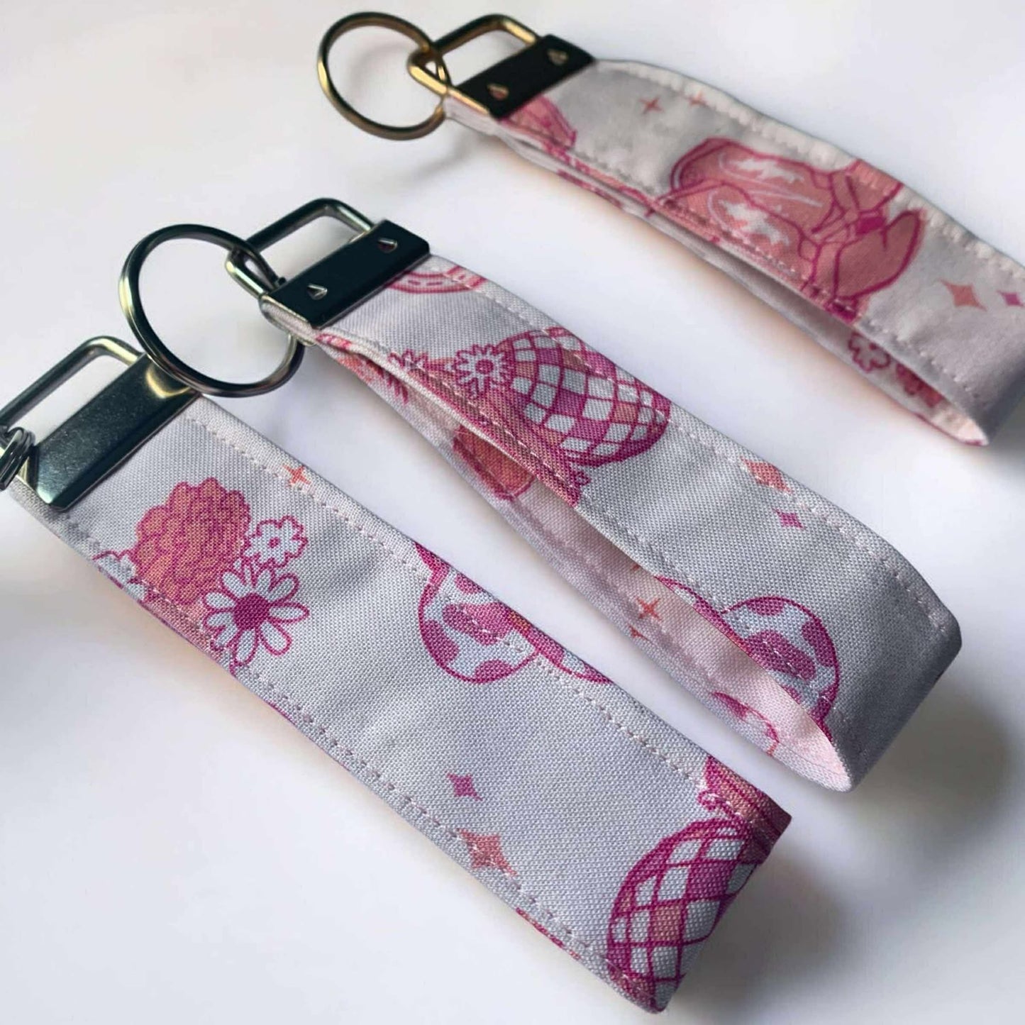 Disco Cowgirl Mini wristlet Keychain