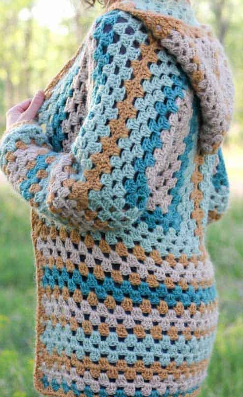 Hexagon Cardigan Pattern